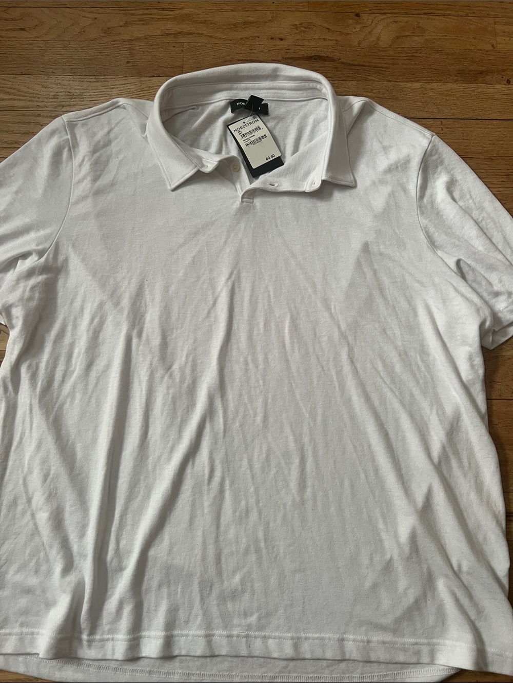 Nordstrom Men's White Polo Shirt